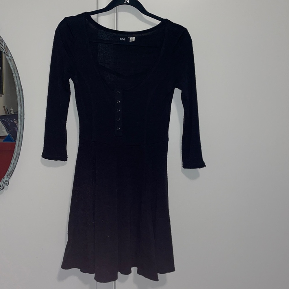 Black skater dress